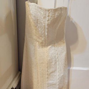 Betsy Johnson White Dress never worn